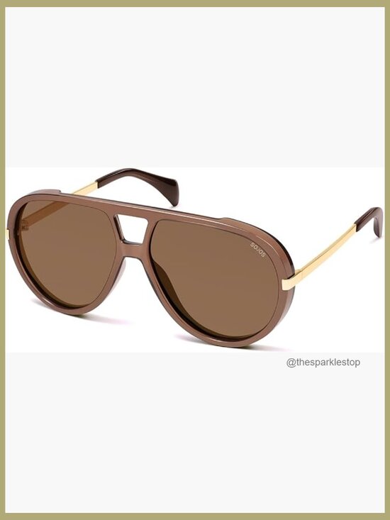 Polarized Oversized Aviator Sunglasses with UV Protection main image 6